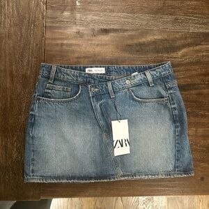 Zara Classic Blue Mini Skirt